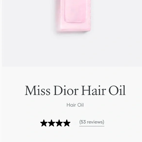 Miss Dior Pink Hair Oil